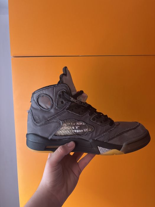 Jordan 5 off white