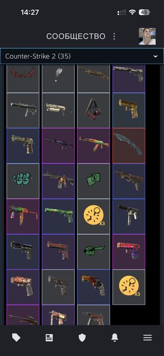 Продам стим аккаунт + фейсит , со скинами