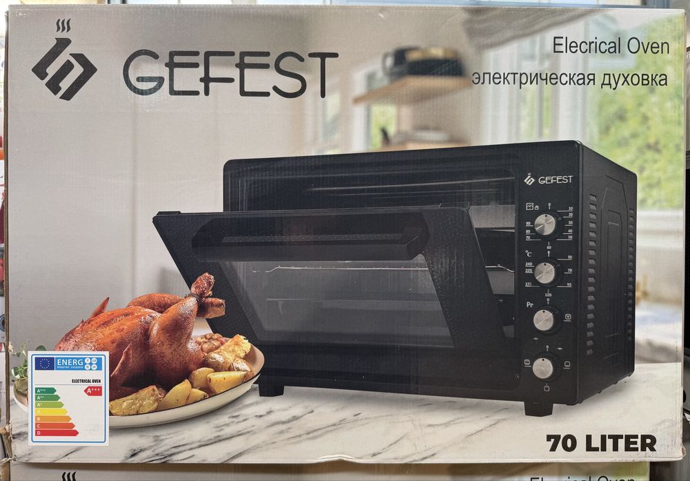 Duxovka mini pech Духовка  Gefest 70 литр  производитель Турция
