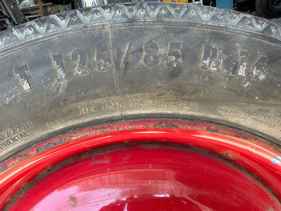 Резервна гума патерица за Peugeot 308,307 - 35Jx16 - 125/85 R16 - 4x108