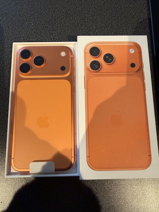 Iphone 17 pro Max nou orange