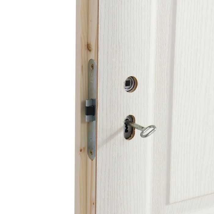 Usa de interior celulara din HDF nevopsita, dreapta, 66 x 205 cm