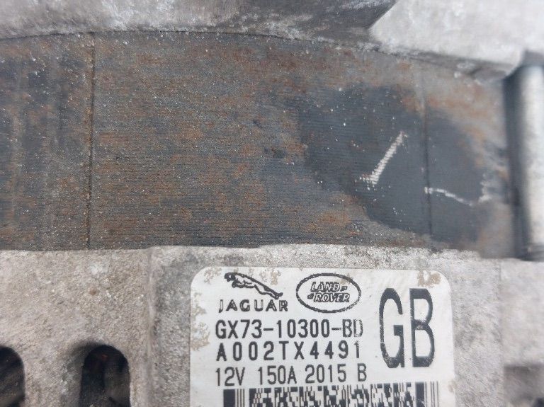 alternator / generator jaguar f-pace gx73-10300-bd 2015 2016 2017 2018 2019 2020