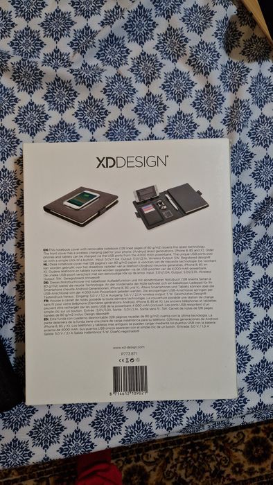 Agenda Air 5w cu încărcător wireless XD Design