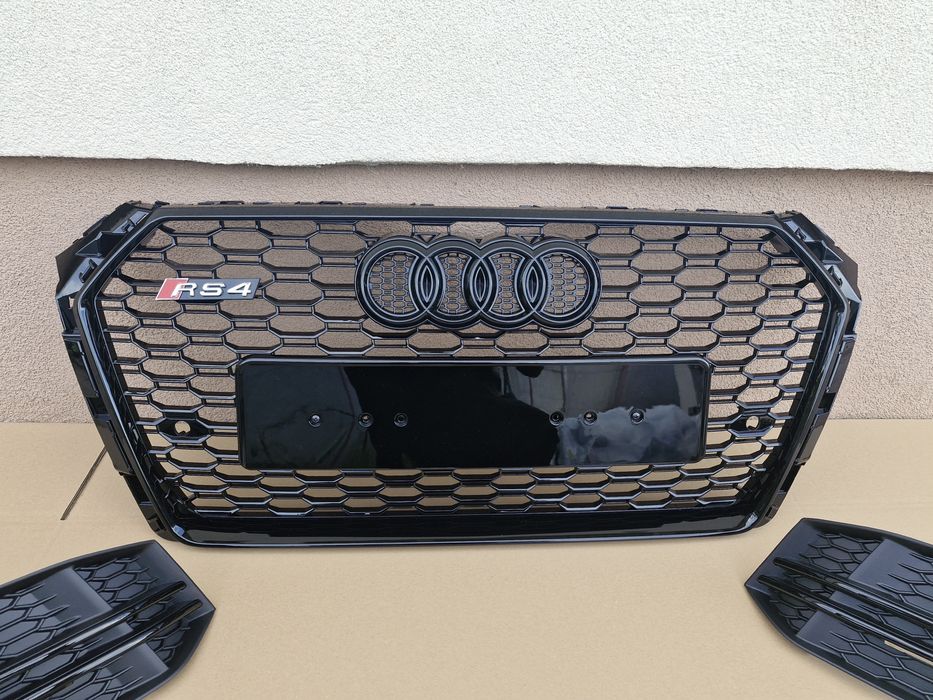 Grila centrala proiectoare Audi A4 B9 S-line 2015-2018