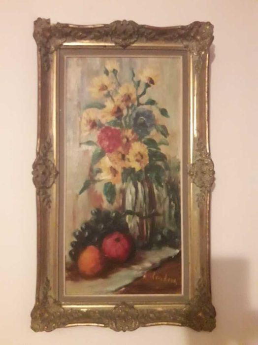 Pictura pe panza tablou semnata