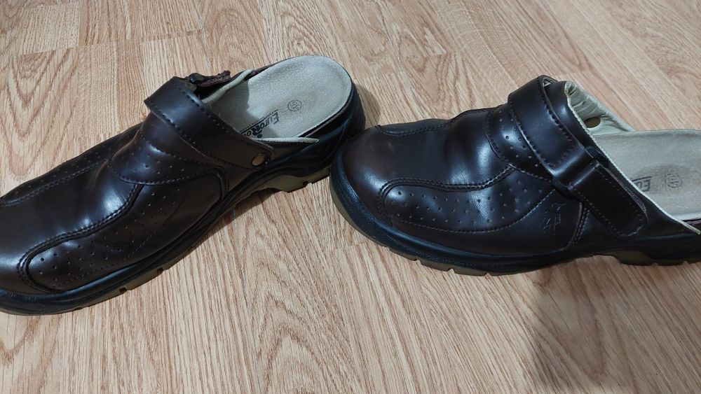 Мъжки кожени чехли EuroRoutier номер 45