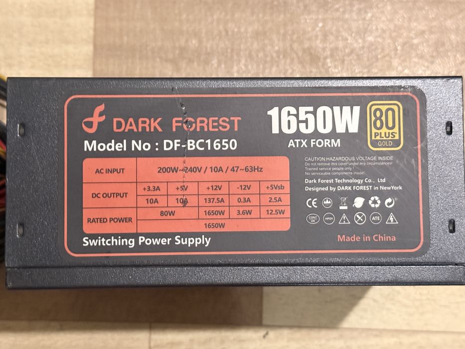Блок питания на 1650W