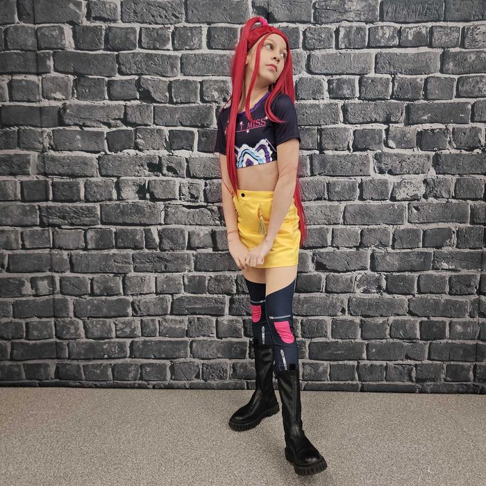 Mira Kpop Demon Hunters Costum Anime Premium pentru Copii Cosplay Handmade pentru Petreceri Comic Con și Evenimente