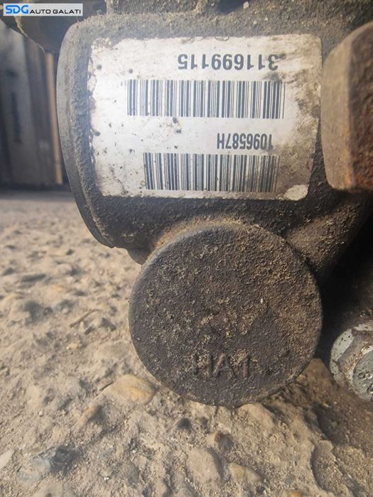 Grup Cutie Transfer Diferential Spate Haldex Audi A3 8P Quattro 4x4 2004 - 2013 Cod 0AV525010K 1K0907554L 5WP22241 5WP22241-01 [B3704] ( locație Hală Tablă)