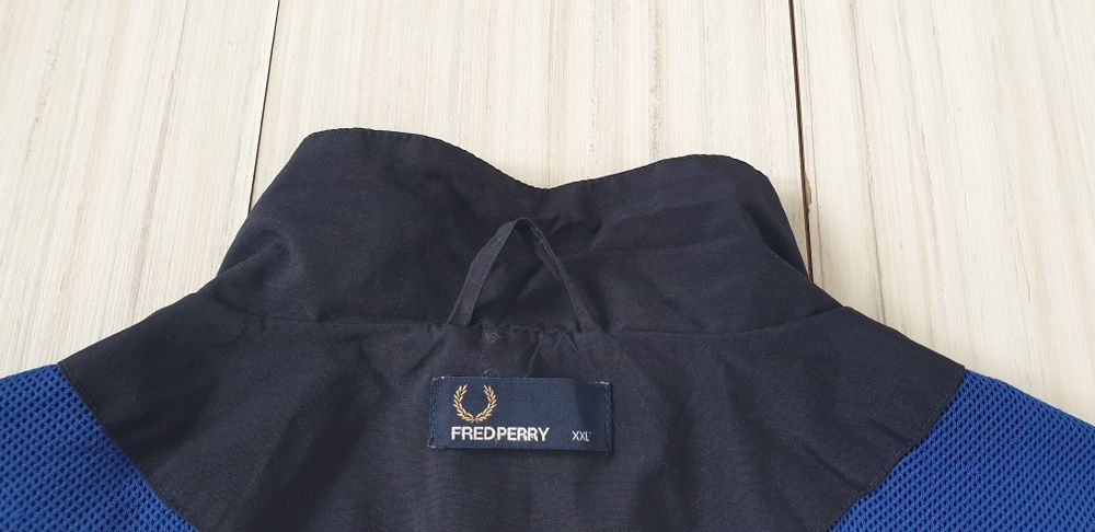 Fred Perry Mens Wind Jacket Size 2XL Пролет - Есен ОРИГИНАЛ! Мъжко Яке