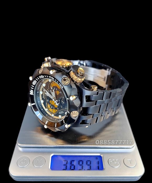 часовник INVICTA Venom Reserve Black 54 mm, Инвикта нов