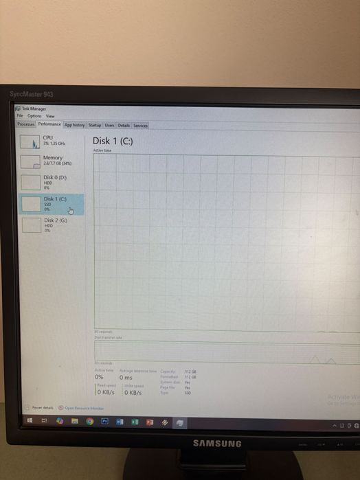 Desktop Office SSD + 1.1 TB HDD – 8GB RAM – Sursă Nouă