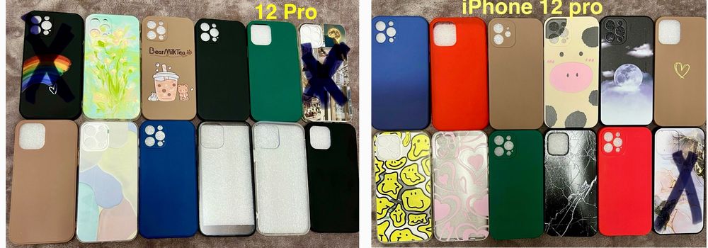 husa iPhone 11 12 cu protecție camere