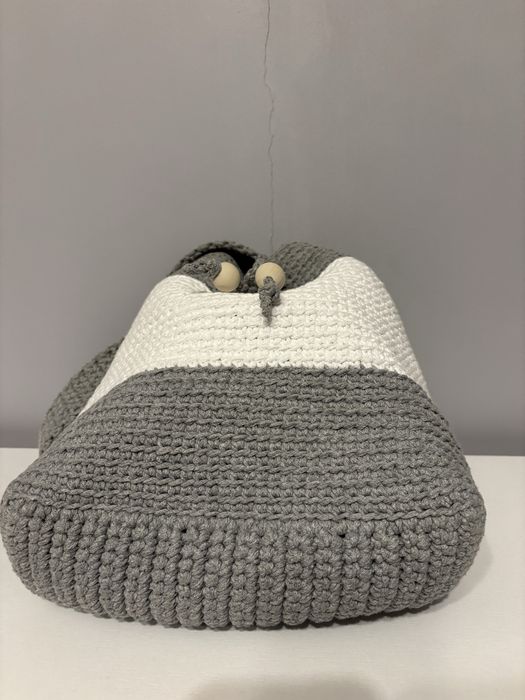 Претени чанти от памучно и полиестерно макраме