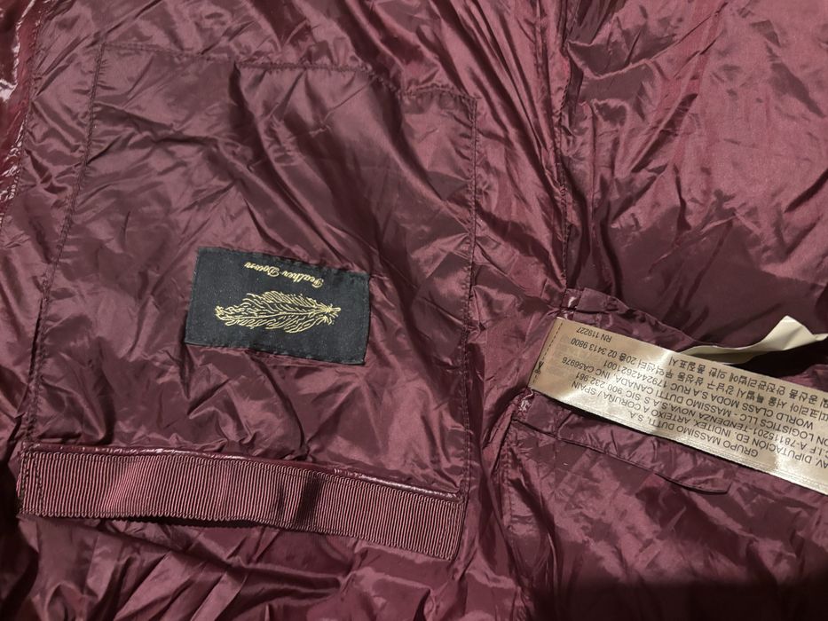 Massimo Dutti яке бардо пух