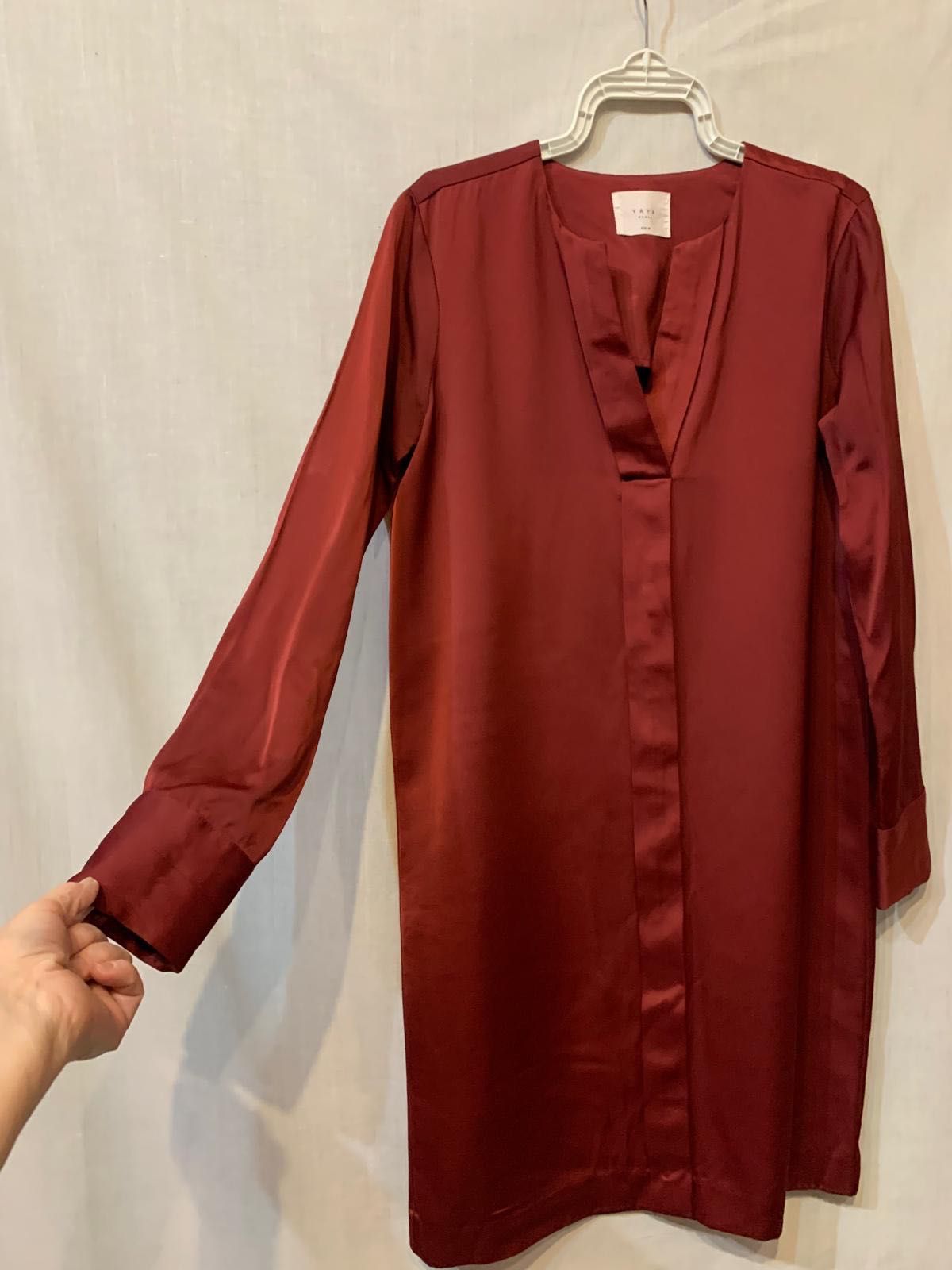 Yaya women rochie midi rosu închis Timisoara • OLX.ro