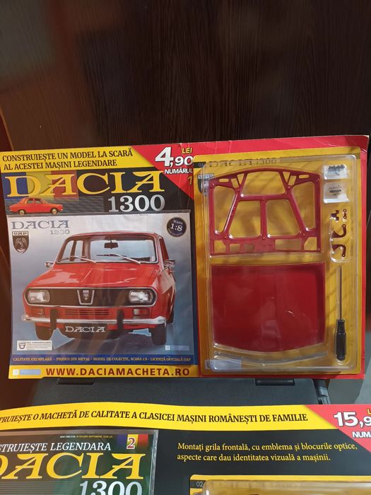 Vand machetă dacia + doua reviste dacia  revista cu nr 1 și nr 2