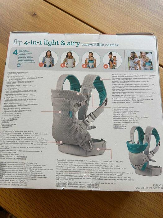 Marsupiu ergonomic Infantino 4-in-1