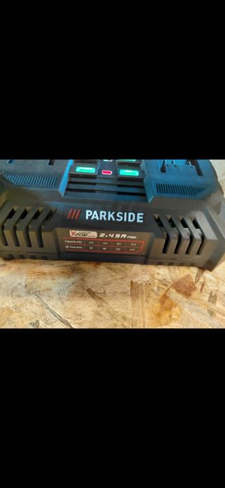 Зарядно Parkside 20v 2×4.5an