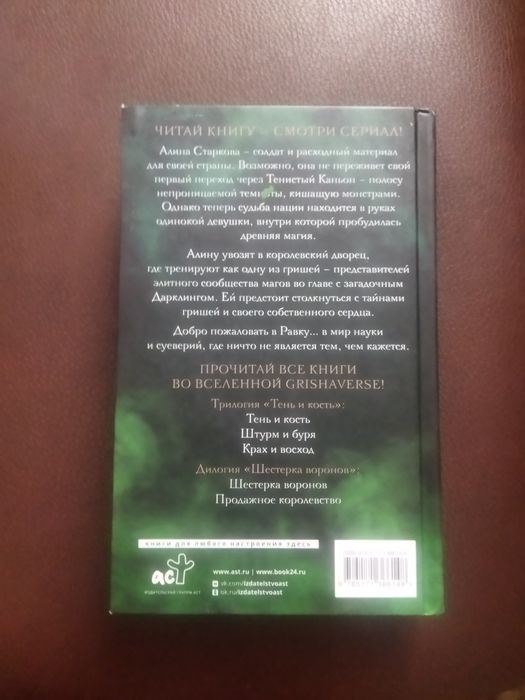 Книга "Тень и кость"