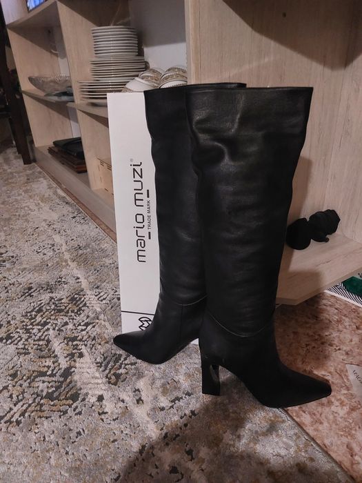 Сапоги кожаные 40 р