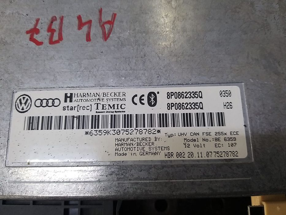 Modul bluetooth audi a4 b7 8e 8p0862335q