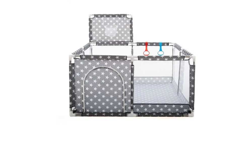 Манеж с 100 шариками игровой звезды Р-120х120х65 см Доставка бесплатно