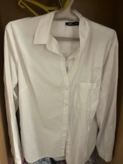 рубашка школьная оверсайз