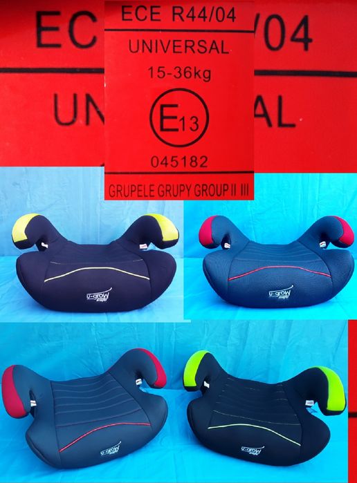 Înălțător scaun auto PREMIUM U - GROW pentru copii NOU - 99 Lei