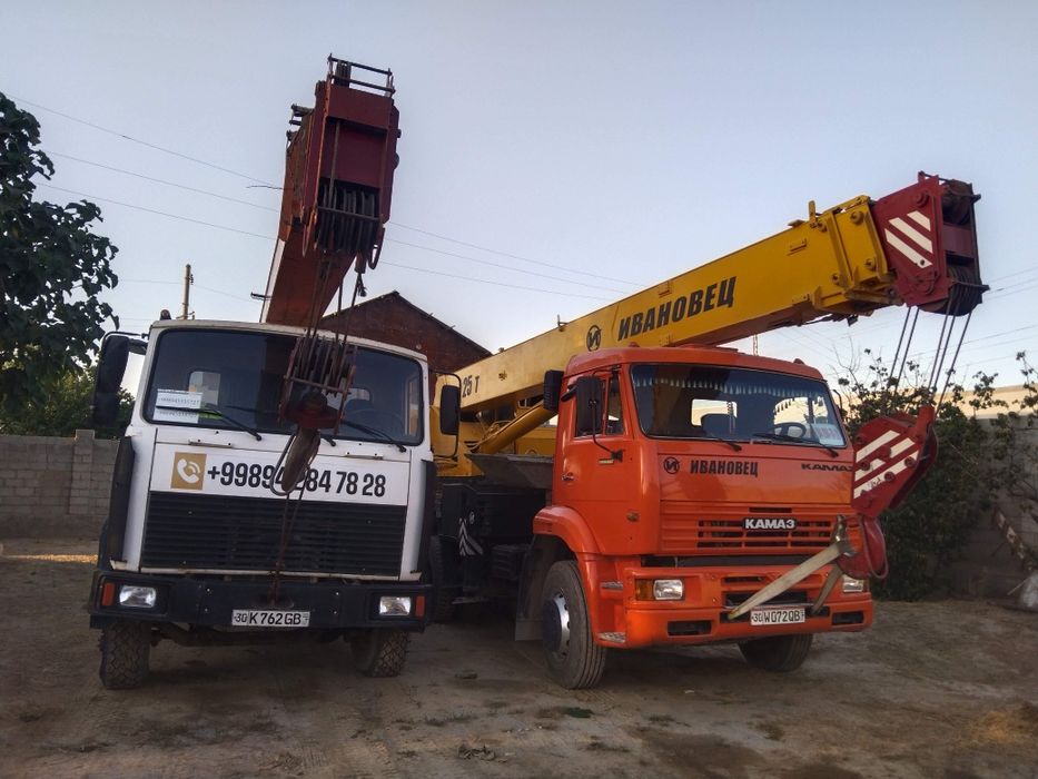 Автокран хизмати 20;25;32 тонна