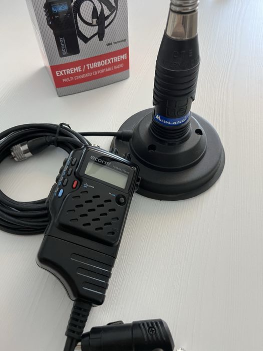 Statie radio CB STORM TurboExtreme si antena midland Ml 145