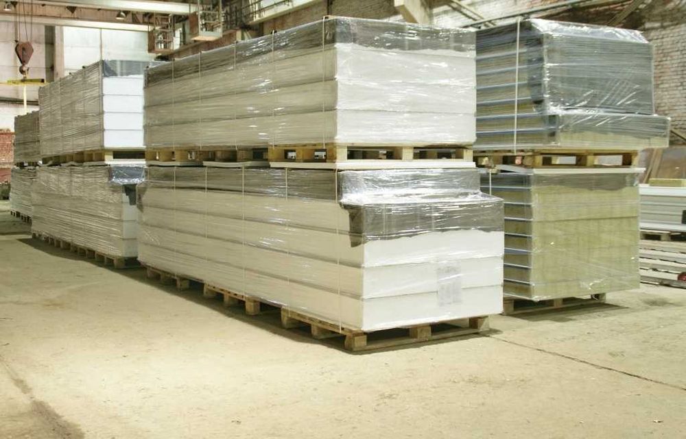 PPU sendvich panellar/ завод  сэндвич панели