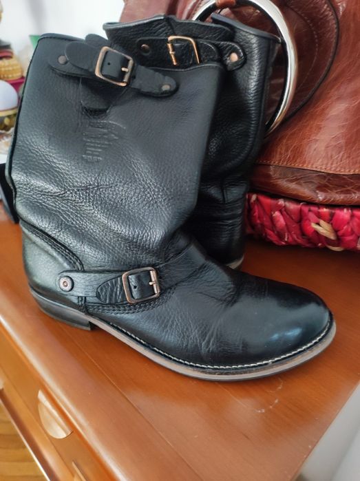 Cizme piele Tommy Hilfiger