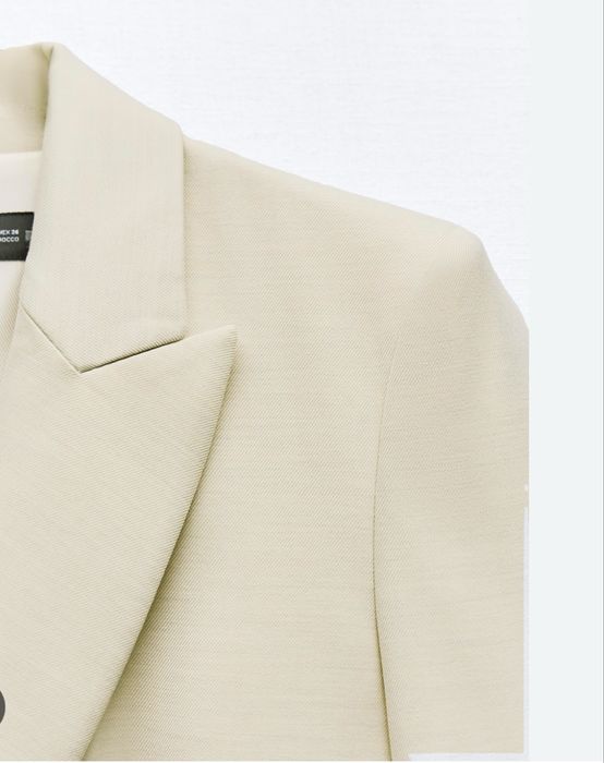 Vand rochie-sacou, culoare ecru. Mar XS, ZARA