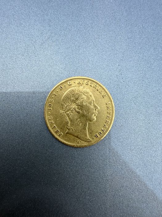 Moneda autentica 1 Ducat 1855 A Franc Iosif  23,6k