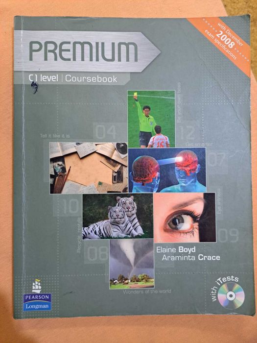 Учебник и тетрадка Premium C1 level