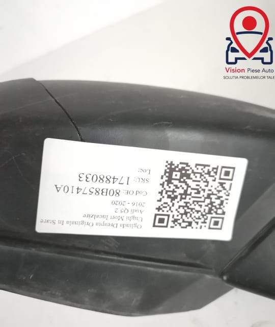 Ауди Кю5 / Audi Q5 Оригинално огледало отдясно с мъртъв ъгъл и подгряв