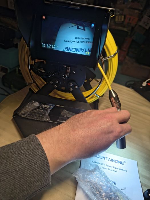 4,3-инчова камера за инспекция на канализационни тръби, 22 мм индустри