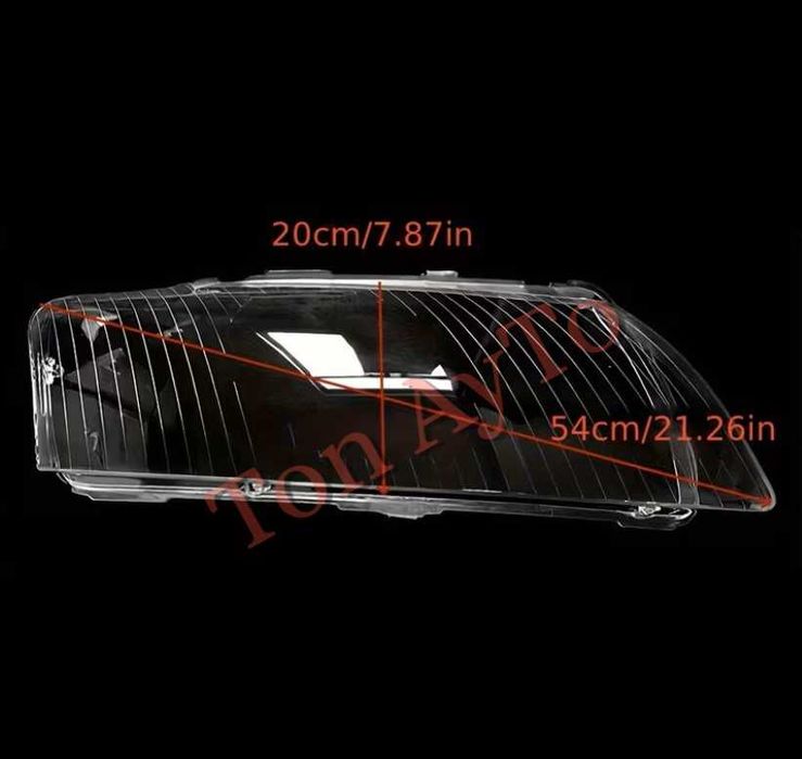 Капаци Фарове Ауди А8 D3 A8L Audi A8 D3 A8L 2002 - 2009 Стъкла Фарове Капаци