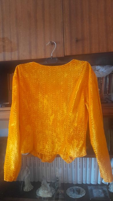 Официална черна рокля дълга и дамско сако, S номер.