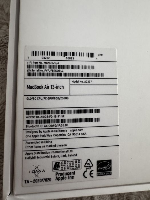 Macbook Air 13 inch