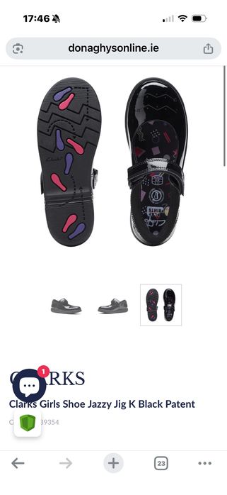 Детски обувки Clarks 25/5 номер