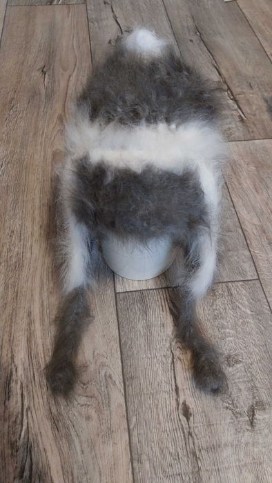 Детская , пуховая шапочка