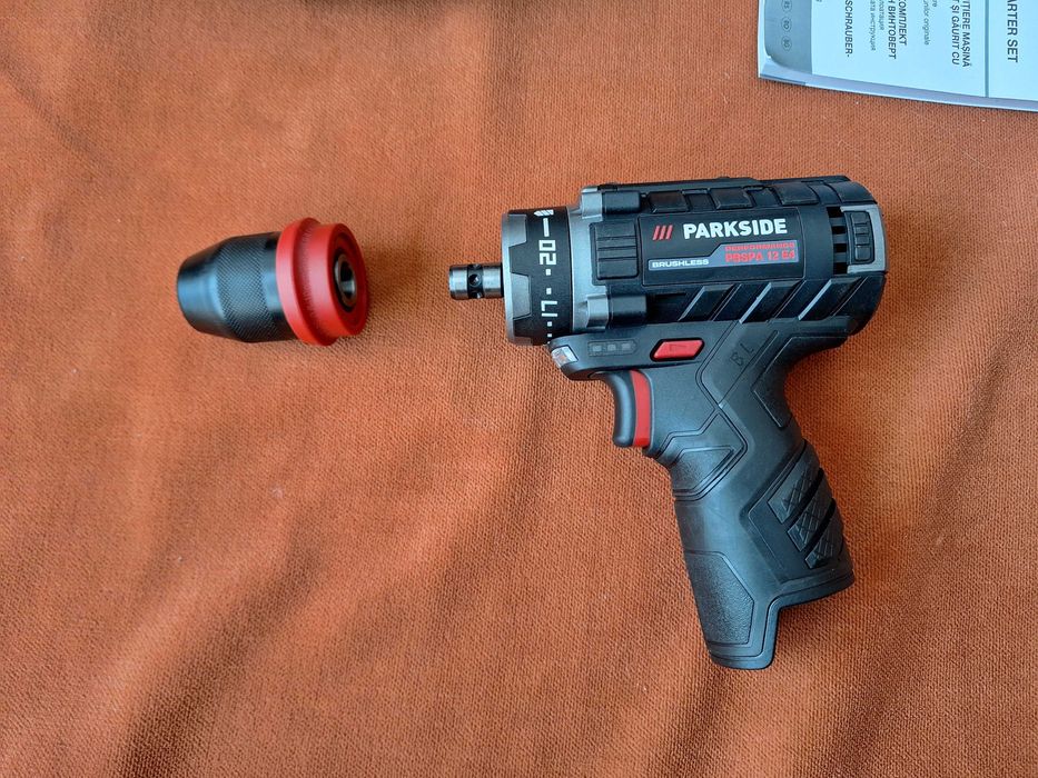 Masina Profesionala de gaurit si insurubat  Parkside Performance Brushless, 12V