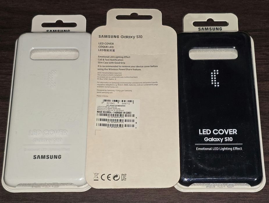 Husa smart activa originala Samsung Led Cover Galaxy S10 G973