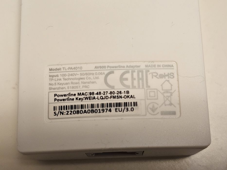 TP-Link Poweline TL-WPA4221 KIT AV600