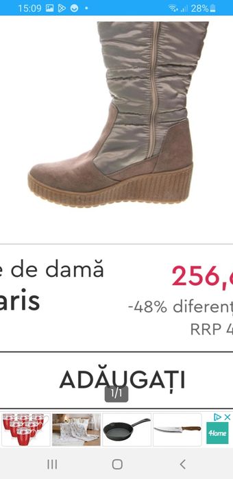 Cizme imblanite pentru iarna