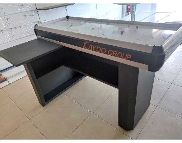 Касов модул / Каса за магазин 1,50м RAL-7016 тъмно сив