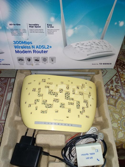 Модем N 300 Wi-Fi роутер  TD - W8960N